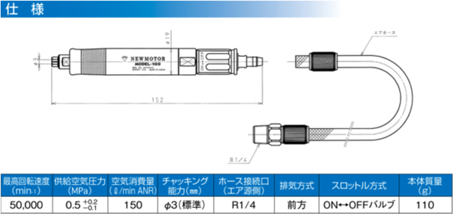 ゼムニューモータMODEL100