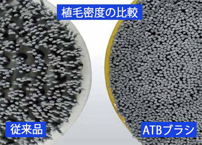 高効率バリ取りブラシ  ブラシ   工業用ブラシ [ムラキ 機械