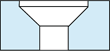 さら座ぐり(90°)